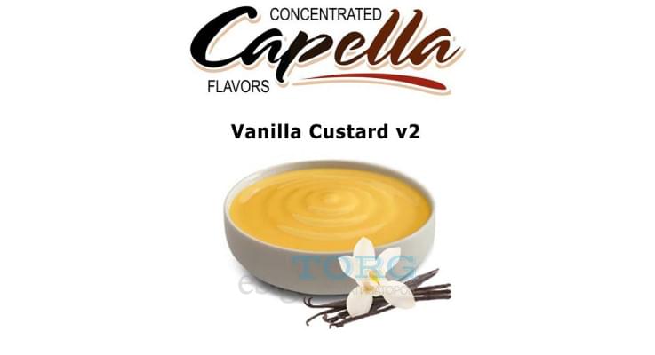 Изображение Ароматизатор Capella Vanilla Custard v2 Ароматизатор Capella Vanilla Custard v2
